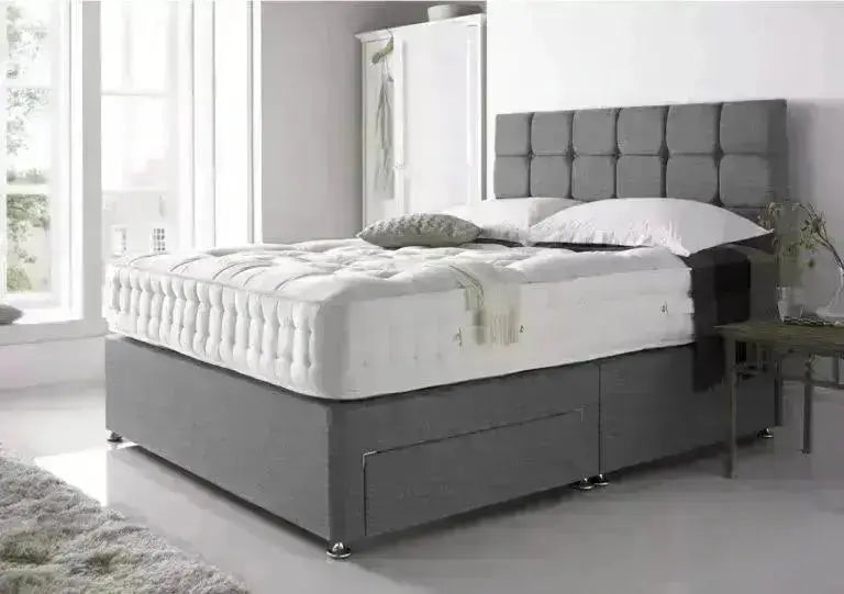 Savannah Divan Bed + Headboard Included- Mattress Options