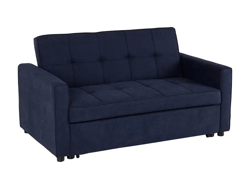 Astoria Sofa Bed Navy Blue Fabric