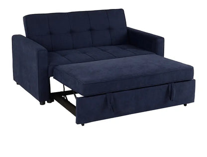 Astoria Sofa Bed Navy Blue Fabric