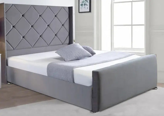 Grace Luxury Ottoman Bed with Gas Lift and Headboard